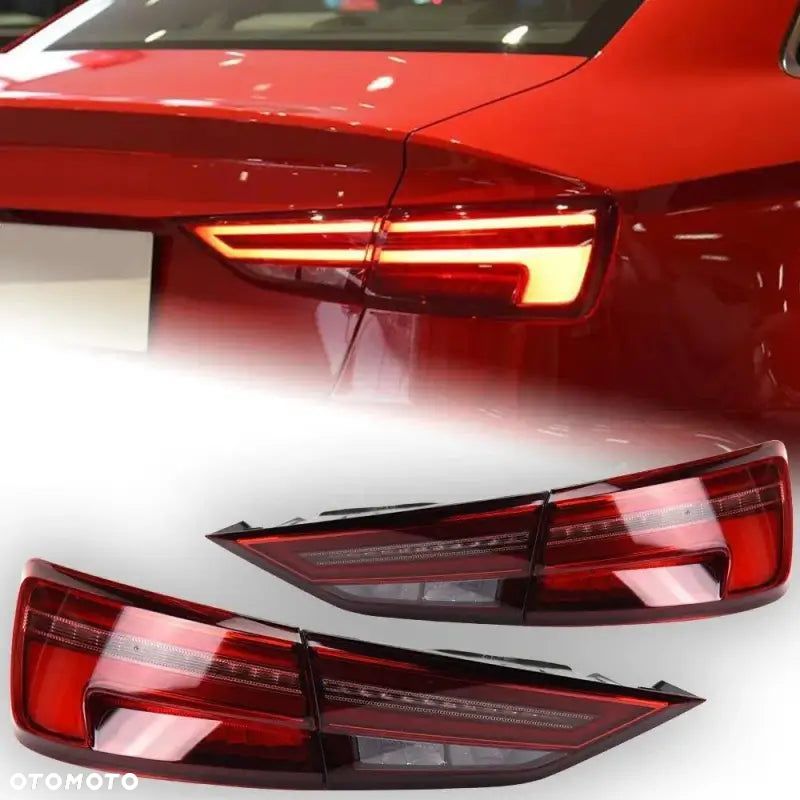 Audi A3 2013–2019 Lampy Tylne LED DRL Dynamiczny Kierunkowskaz Stop Cofanie Komplet - 3