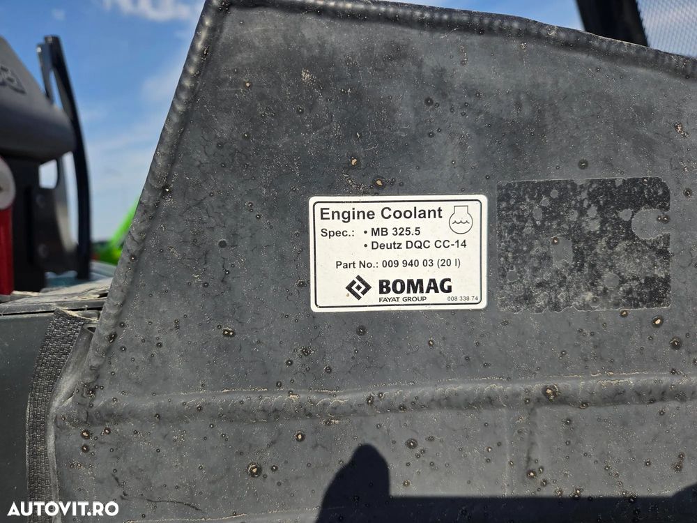 Bomag BW136, 2021, 836h, Masa operationala 5,5 tone, latime tambur 1,4m, motor Kubota 50CP, CE, Lung 2,8m, inalt 2,7m, produs si rulat in GERMANIA, posibilitate leasing 4 ani-PROMOTIE 29.900 EUR+Tva - 34