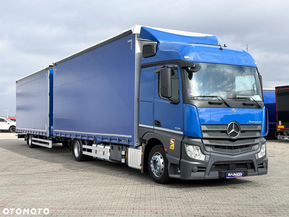 Mercedes-Benz ACTROS F 1836 / ZESTAW TANDEM 120 M3 / PRZEJAZDOWY / 7,75 M + 7,75 M / SALON PL - 2
