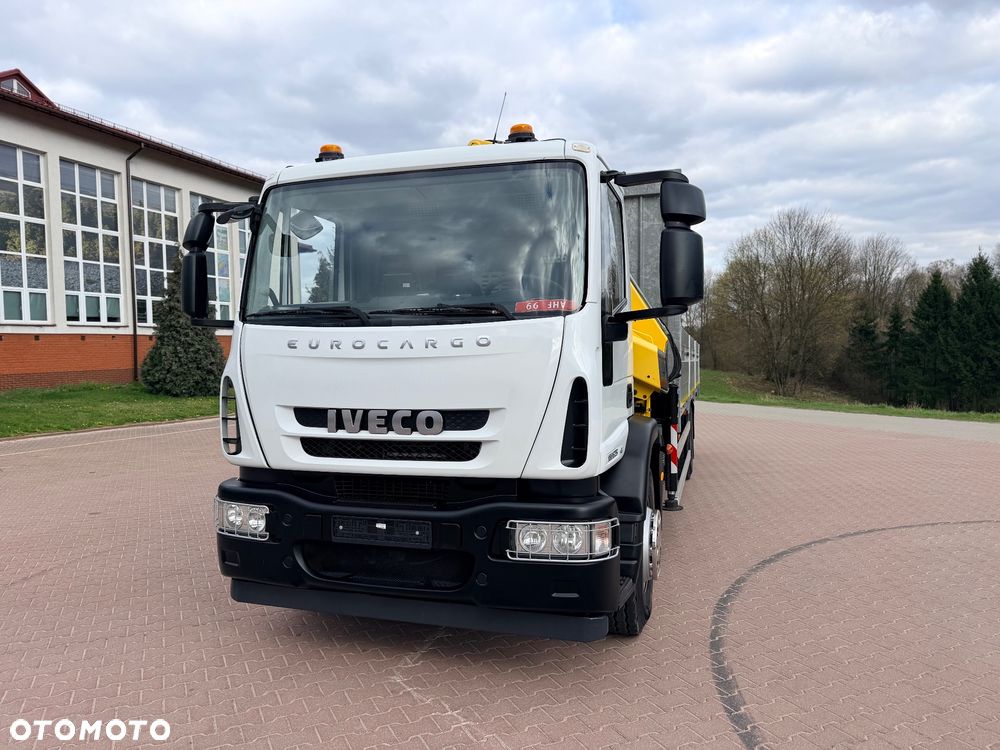 Iveco EUROCARGO 180E25 / Euro 6 / 4X2 / SKRZYNIOWY 7,5m + HDS HYVA HB150X UDŹWIG 5 200KG / STEROWNIE / RADIOWE / ROTATOR / AUTOMAT - 5