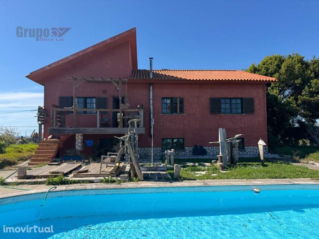 Moradia T3+1 com Vista Mar e 2.000 m² de Terreno - Azoia, Sesimbra - Grande imagem: 2/39