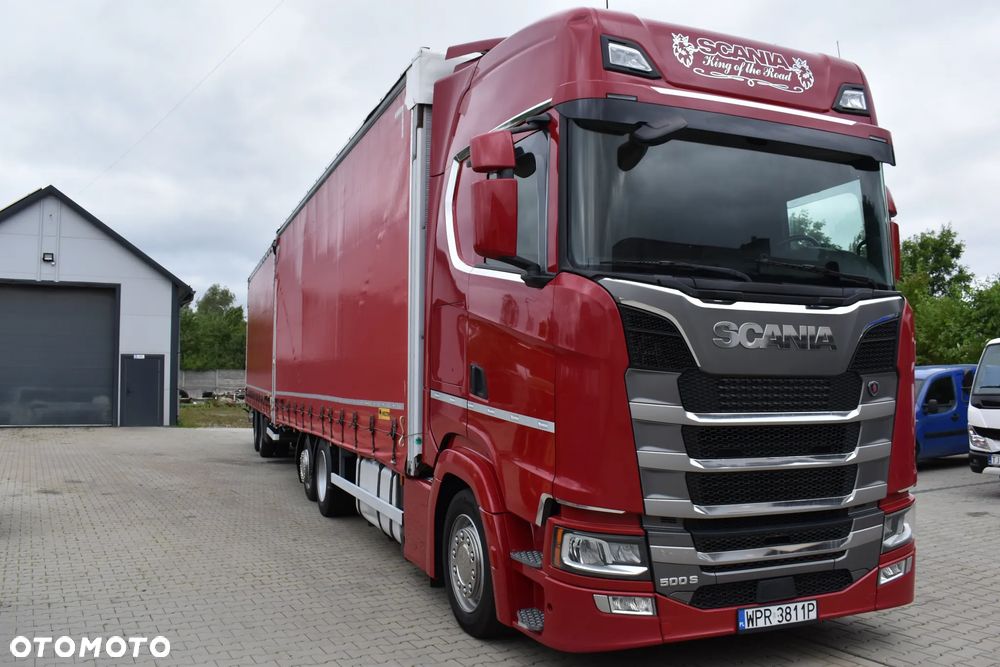 Scania S500 Tandem 2021 + Wielton | Zestaw przestrzenny |Podnosz - 9