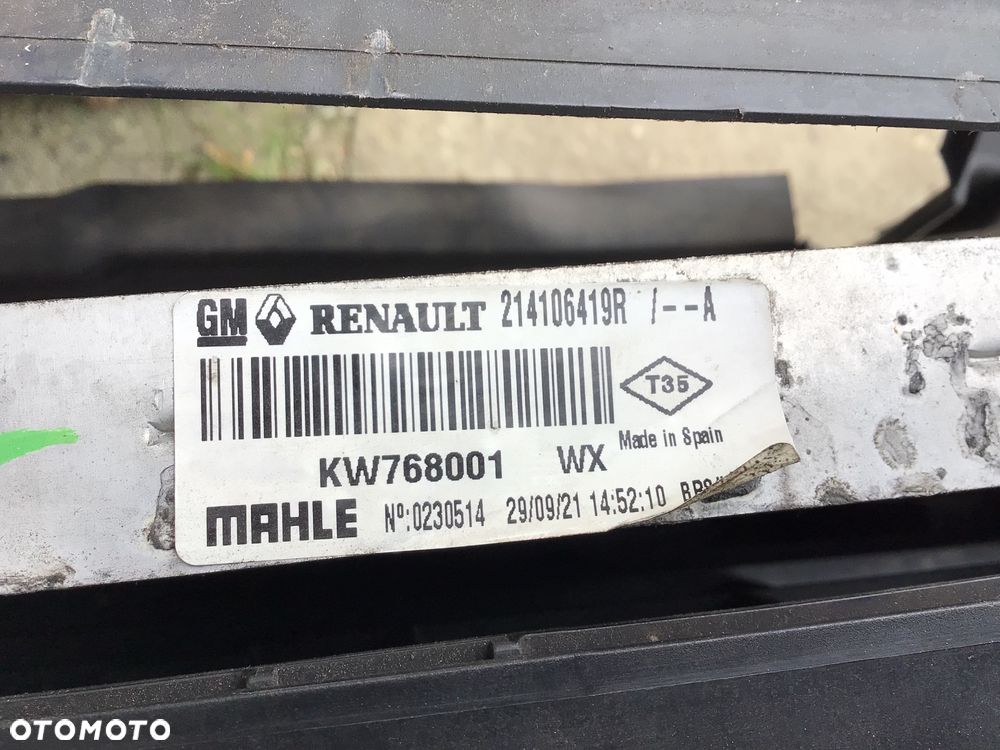 Wentylatory chłodnicy chłodnica wody intercooler Renault Trafic lll 3 Lift - 6