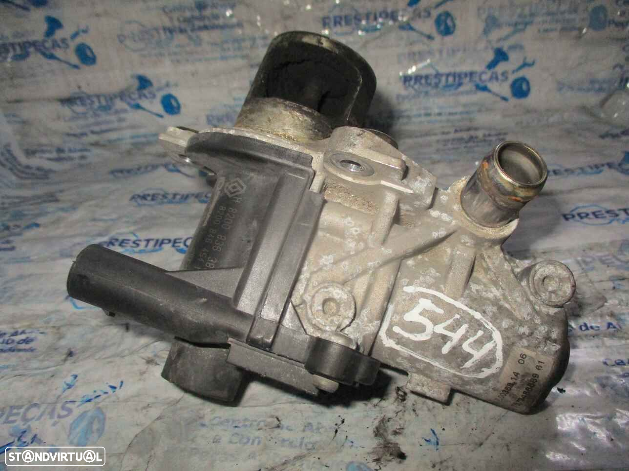 Egr H8200836385   8200846454F RENAULT CLIO 3 2014 1.5DCI ELETRICO RENAULT CLIO 3 2013 1.5DCI 75CV 3P BRANCO ELETRICO DACIA SANDERO II FASE 1 2013 1.5DCI 90CV 5P AZUL ELETRICO - 2