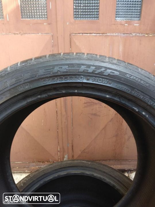 Ref 006 // 2 Pneus 315/35/20`Bridgstone Dueller H/P Sport RFT  110y com 60% piso - 2