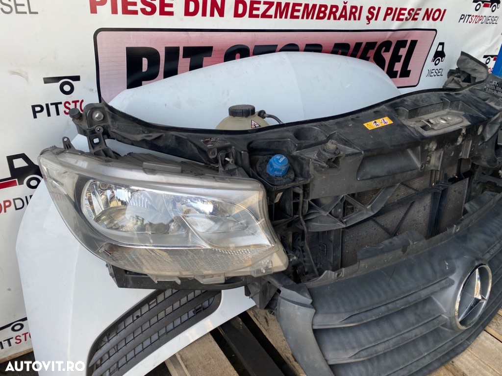 Fata completa Mercedes Sprinter 910 2018 2019 2020 2021 2022 2023 Bara fata Capota Faruri Grila Aripi Radiator - 5