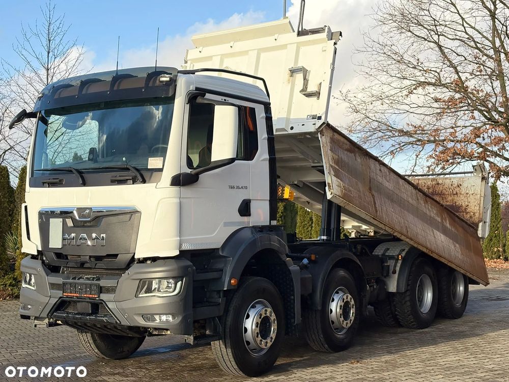 MAN TGS 35.470 8x4 BB EURO6 WYWROTKA TRÓJSTRONNA Z BORDMATIKIEM - 2
