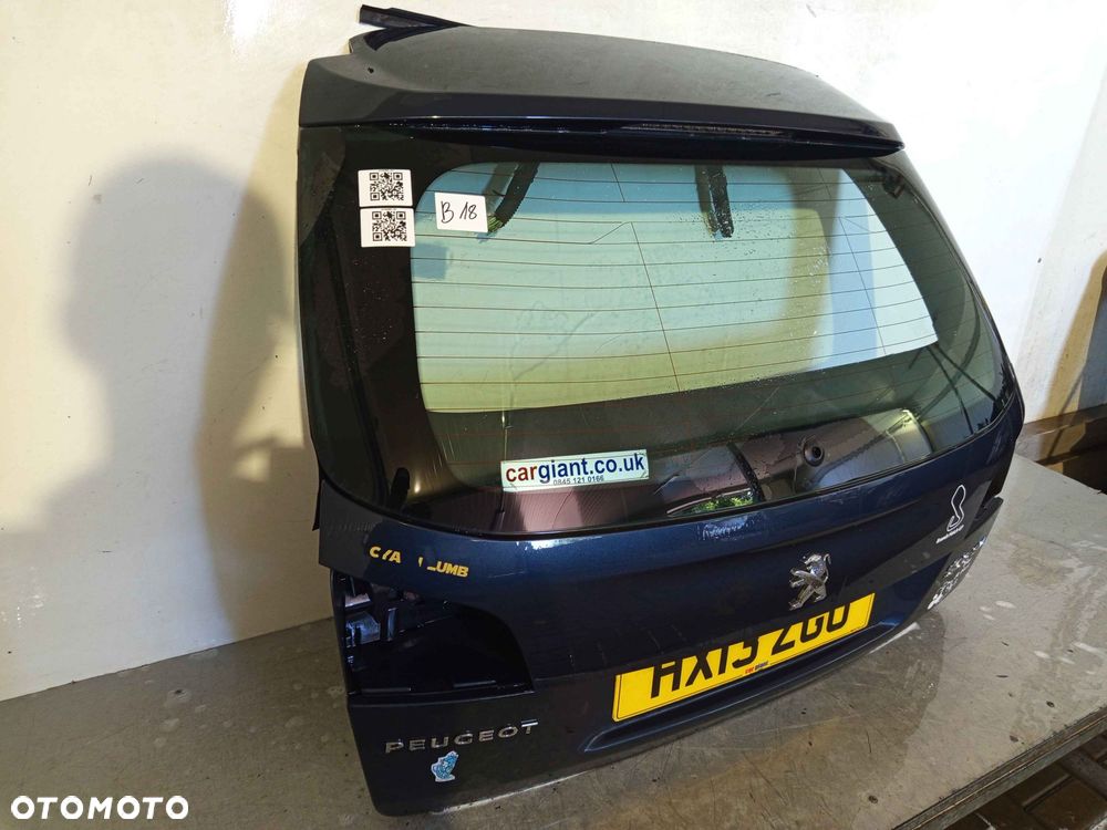 + KLAPA TYŁ TYLNA BAGAŻNIKA DO PEUGEOT 508 I SW KOMBI KGNC GRANAT GRANATOWA - 3