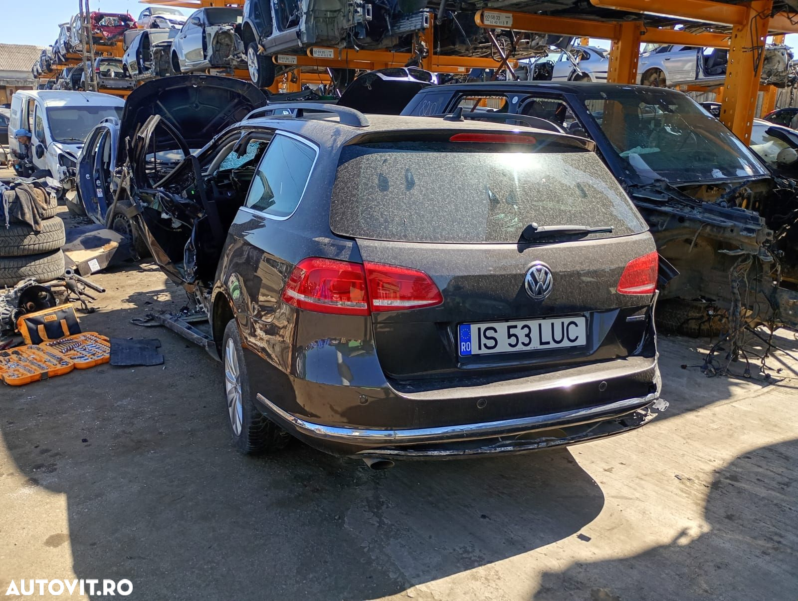 Geam stanga spate Volkswagen VW Passat B7 [2010 - 2015] 1.6 tdi CAYC - 4
