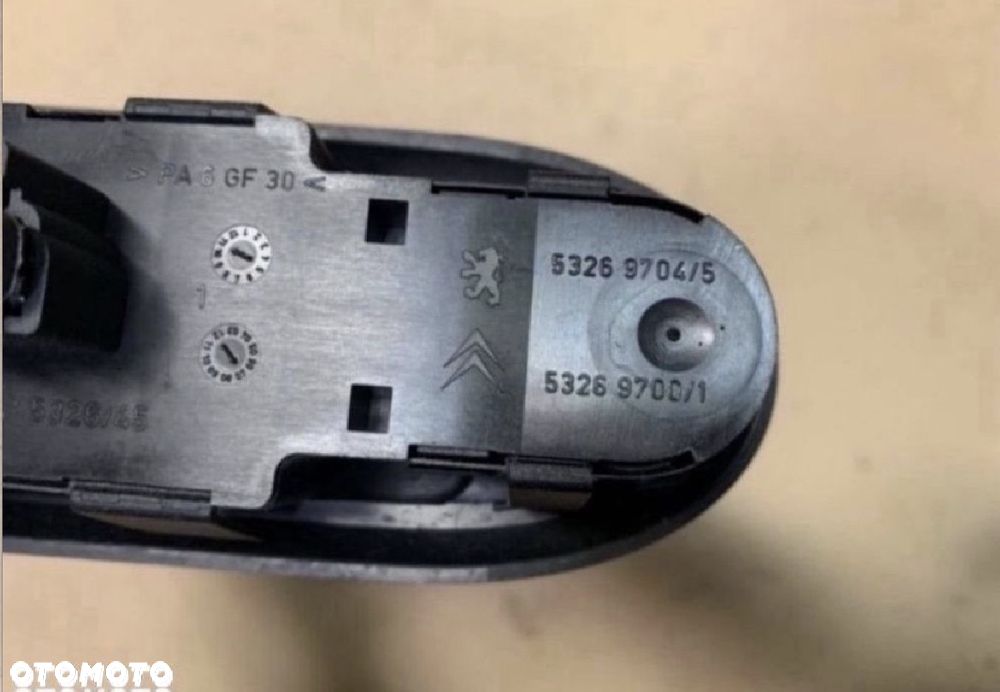 53269704 przełącznik szyb lusterek Peugeot 407 citroen - 2