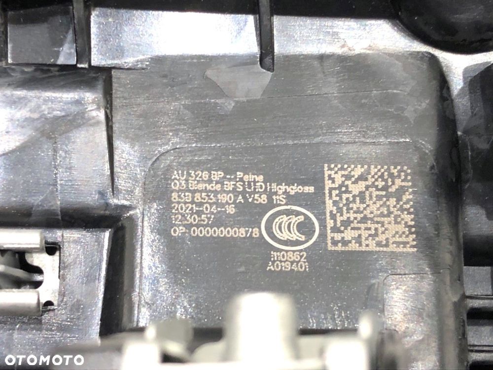 LISTWY DEKOR  AUDI Q3 Sportback (F3N) 2019 - 2022 35 TFSI Mild Hybrid 110 kW [150 KM] Hybryda silnik - 7