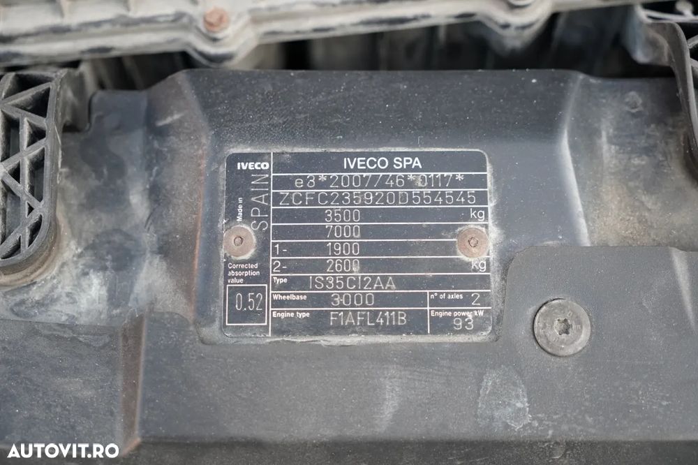 Iveco DAILY 35-130 / FRIGIDER / UNITATE SUPORT / HALOGEN DHOLLANDIA / AUTOMAT / DUBLU / - 34