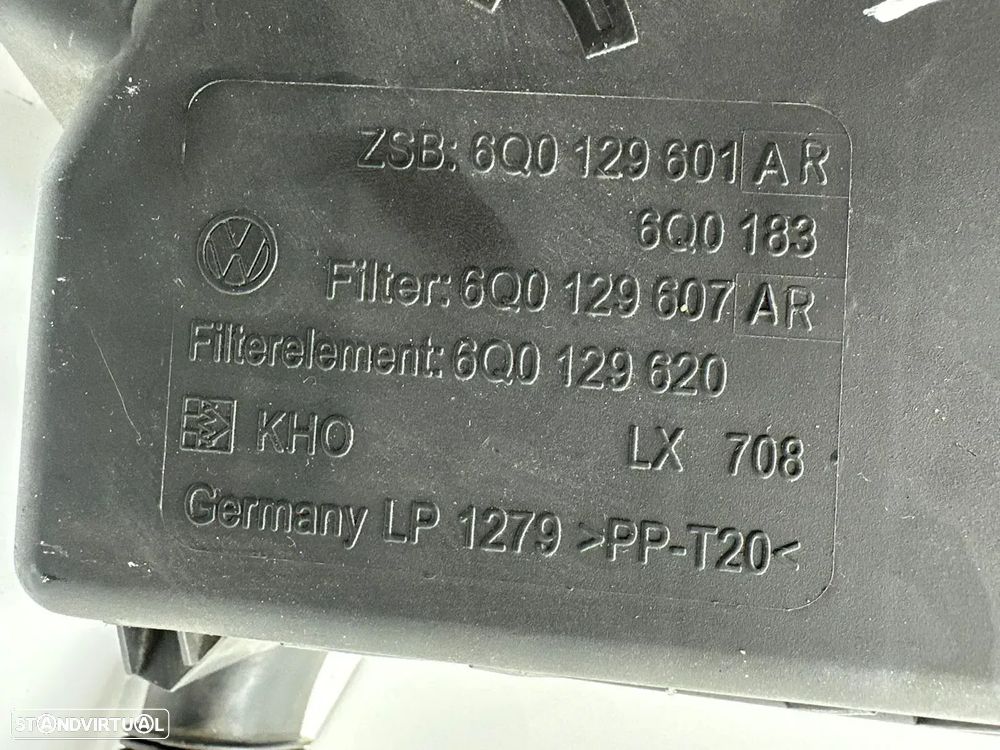 Caixa Filtro Ar - Seat Ibiza 6J (2009) - 7
