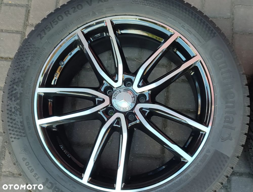 Koła Zimowe Felgi Aluminiowe Mercedes GLE W167 Continental 275/50/20 2022r 4x7,5mm Idealne !! Starogard Gdański Wysylka - 5