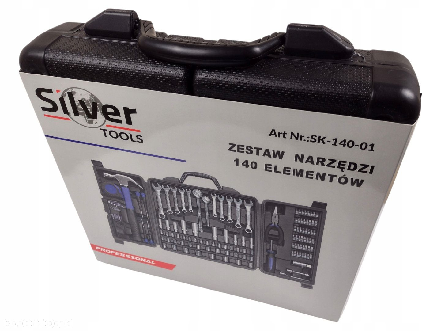 ZESTAW KLUCZY NARZĘDZI 140 ELEMENTÓW KLUCZE MŁOTKI TORX BITY IMBYS PŁASKIE - 7