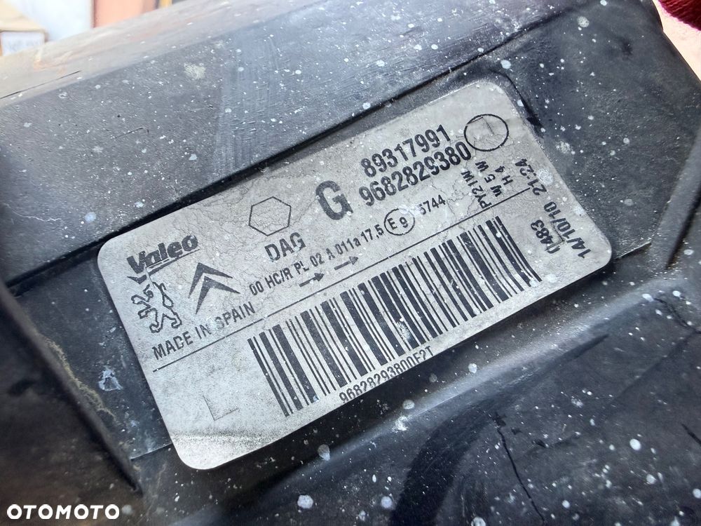 Lampa przednia PEUGEOT PARTNER 3 III KOMPLET EUROPA ORYGINALNE VALEO - 7