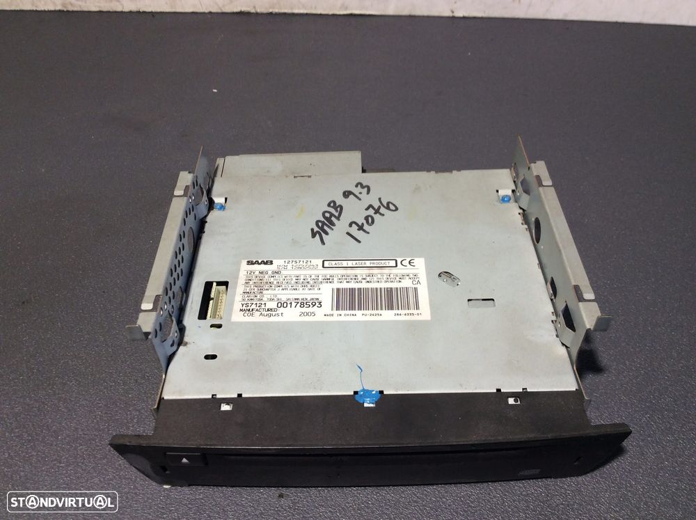 Radio Saab 9.3  ano 2005 a 2015    PU2425A - 3