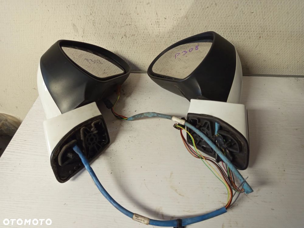 LUSTERKO PEUGEOT 308 T7 07-13 LEWE LUB PRAWE ELEKTRYCZNE 8 PIN KOD KOLORU EWPB - 2