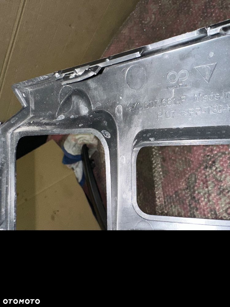 Kratka atrapa zderzaka lewy przód Porsche Cayenne 9y0807681f 9y0 807 681 f - 2