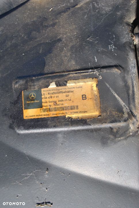 Zbiornik paliwa Mercedes A-klasa W169 B-Klasa W245 benzyna - 3