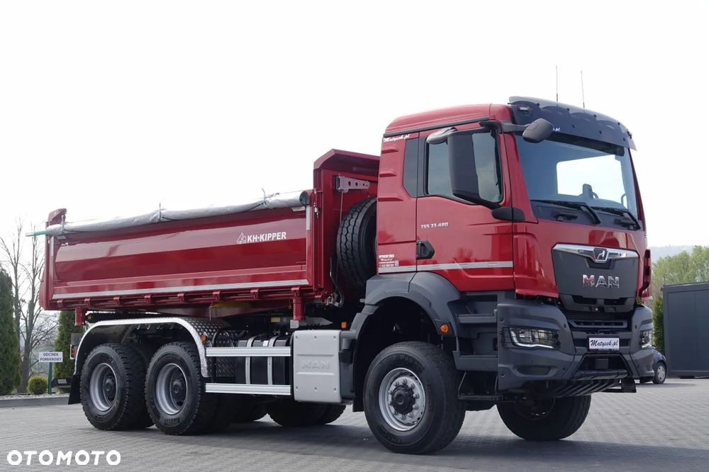 MAN TGS 33.480 / 6X6 / WYWROTKA 3 STRONNA / BORDMATIC / KH KIPPER / AUTOMAT / HARDOX  / BOGATA OPCJA / FABRYCZNIE NOWY / 2026 - 25
