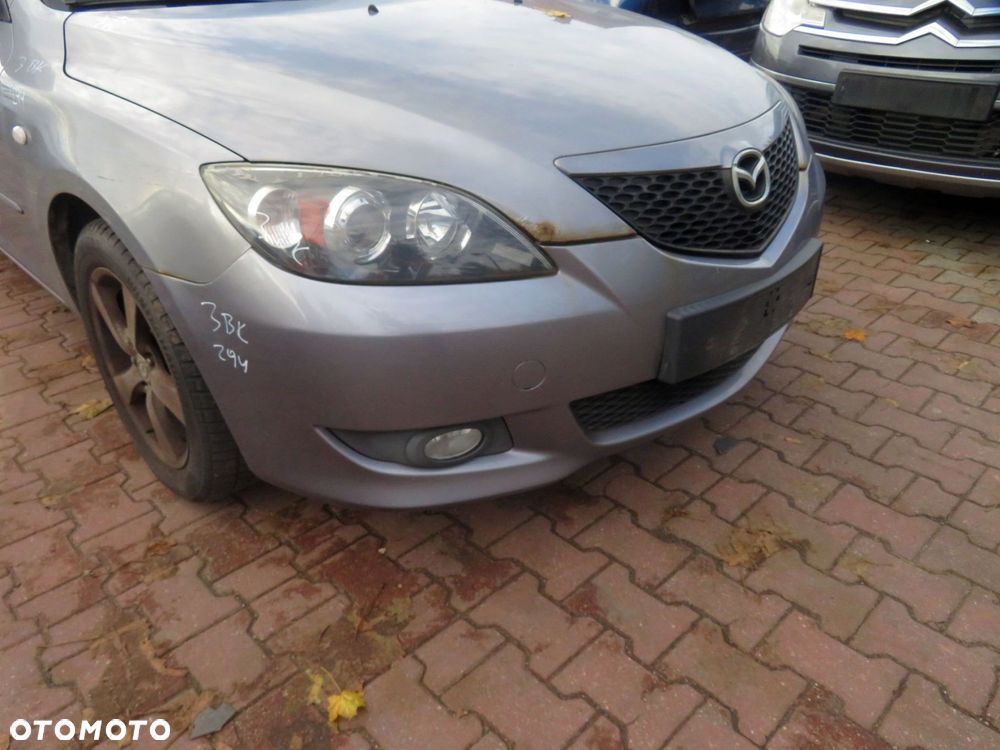MASKA ZDERZAK BŁOTNIKI LAMPY 3 I BK 29Y  MAZDA 2003-2006 SZARY PRZÓD KOMPLETNY - 11