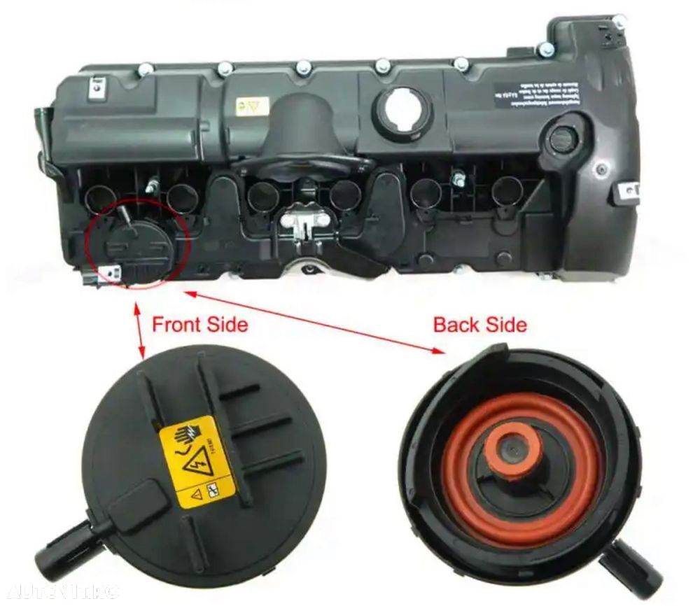 Supapa Valva Pcv Membrana Capac Separator Ulei Bmw Seria 1 3 5 3.0i - 1