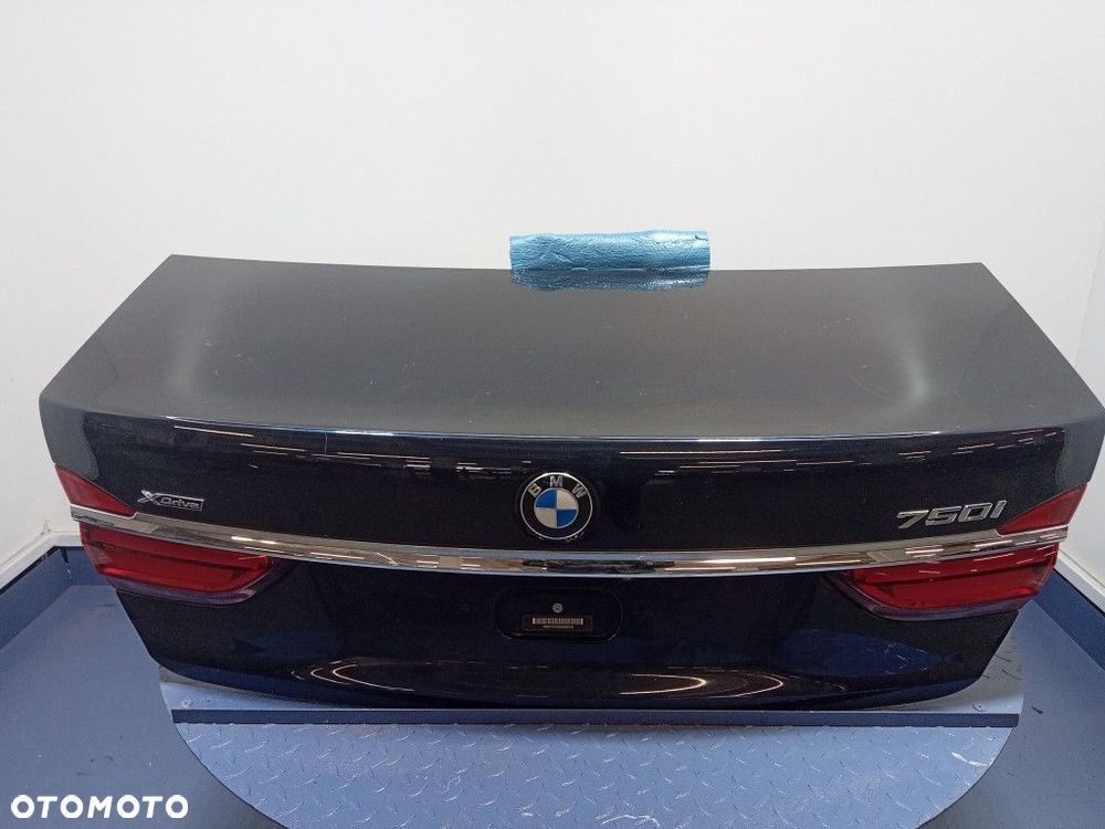 BMW 7 G11 G12 KLAPA ZDERZAK LAMPY TYŁ KOMPLET 416 CARBONSCHWARZ - 1