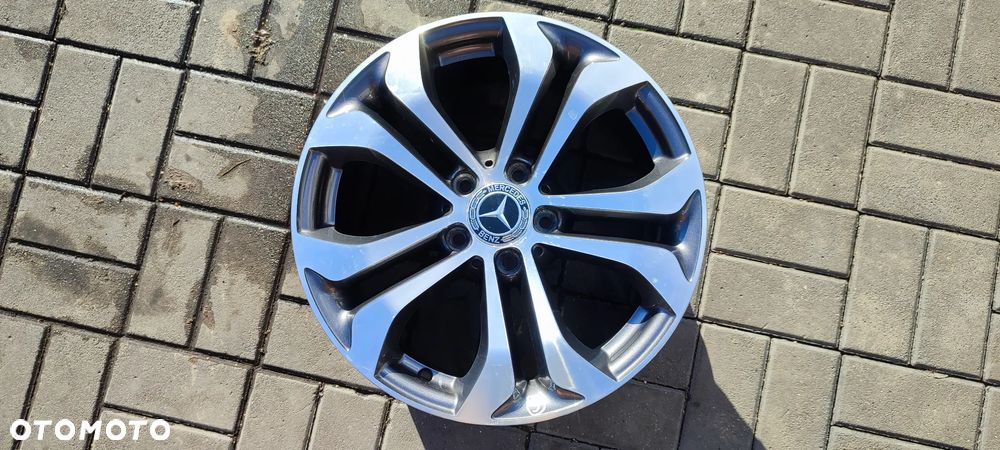 FELGI 5x112 7.5Jx17 CALI ET36 2534010600 MERCEDES C E CLA CLS KLASA VITO GLA GLC BLK KOMPLET 4 SZTUKI - 4