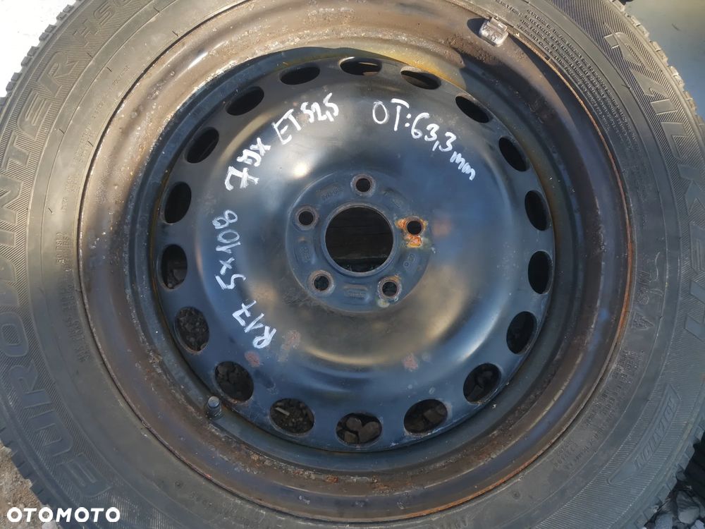 FELGI STALOWE R17 FORD VOLVO CITROEN PEUGEOT  5X108 ET52,5 7Jx Otwór 63,3 mm 63,4mm 65,1 mm - 2
