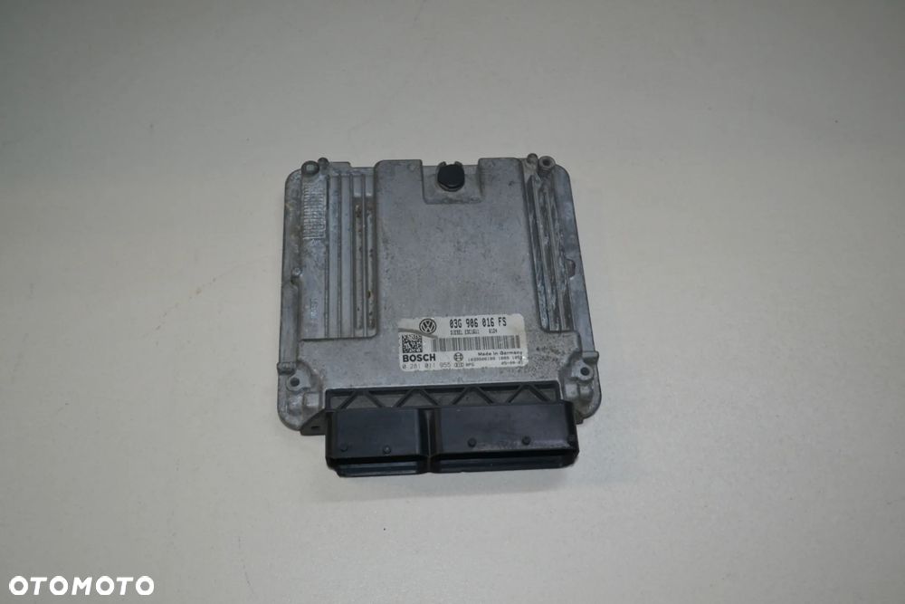 VW AUDI SEAT SKODA 1,9 TDI BRU KOMPUTER STEROWNIK SILNIKA 03G906016FS 0281011955 - 1