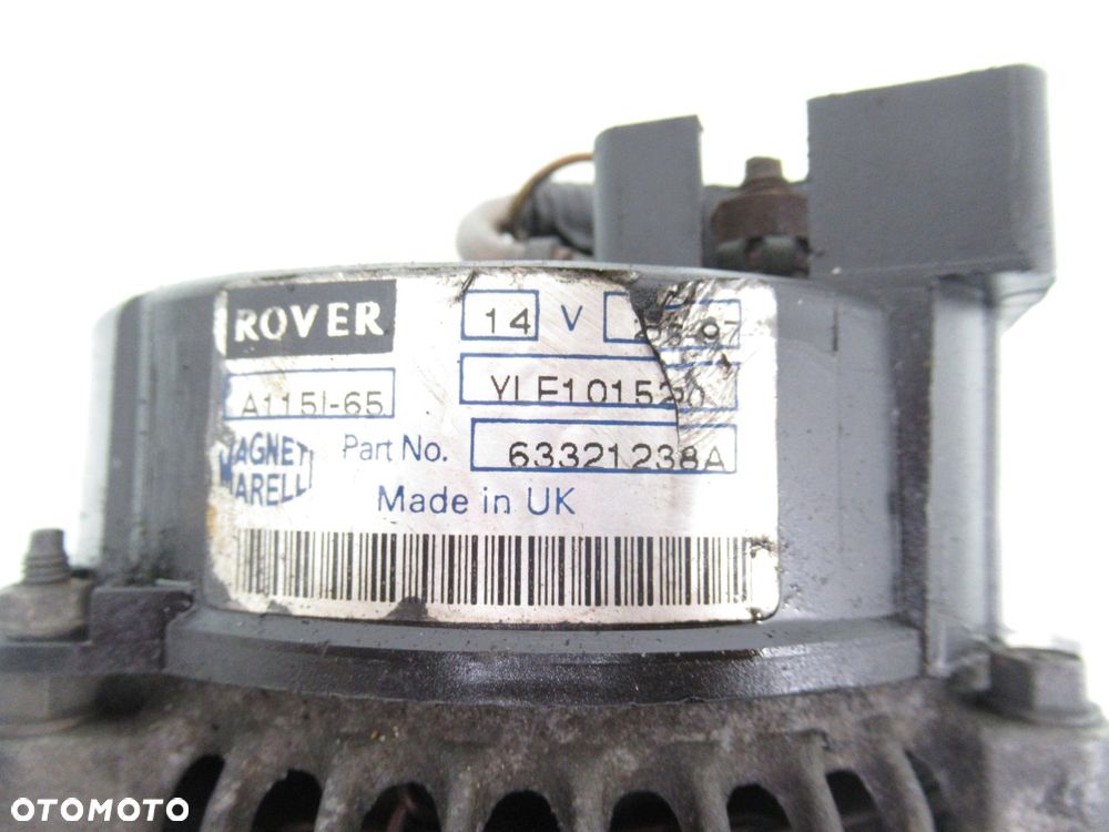 ALTERNATOR ROVER 200 III (RF) 1.4 63321238A - 2