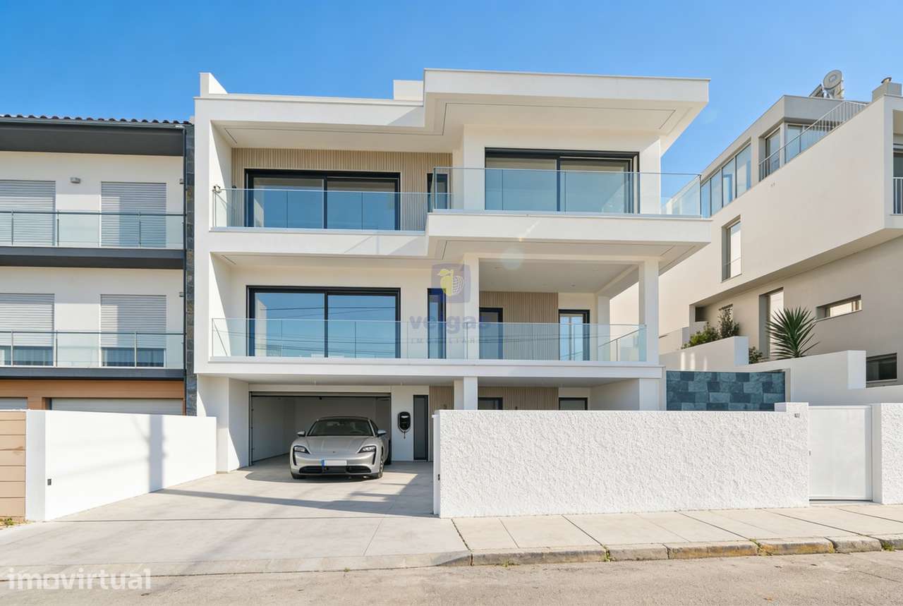 Moradia T5 Contemporânea com Piscina Água Salgada – Santa Iria da Azói - Grande imagem: 3/52