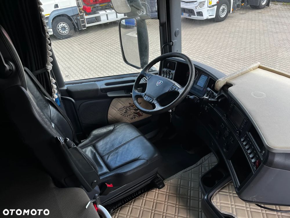 Scania R450 BEZ EGR/TOPLINE/SPROWADZONA Z FRANCJI/CAŁA NA PODUSZKACH/ALU FELGI/PTO/LODÓWKA/ - 10