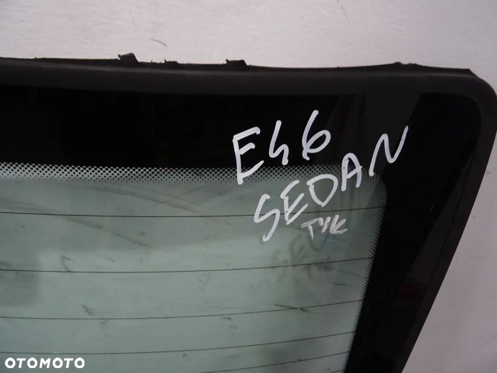 BMW E46 SEDAN 98-01 2.0D SZYBA TYLNA TYŁ - 2