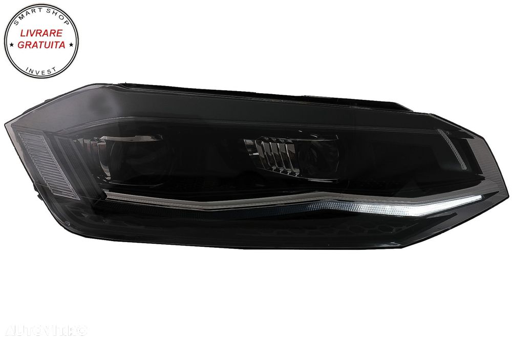 Faruri LED VW Polo AW MK6 (2018-2020) Semnal Dinamic Secvential- livrare gratuita - 4