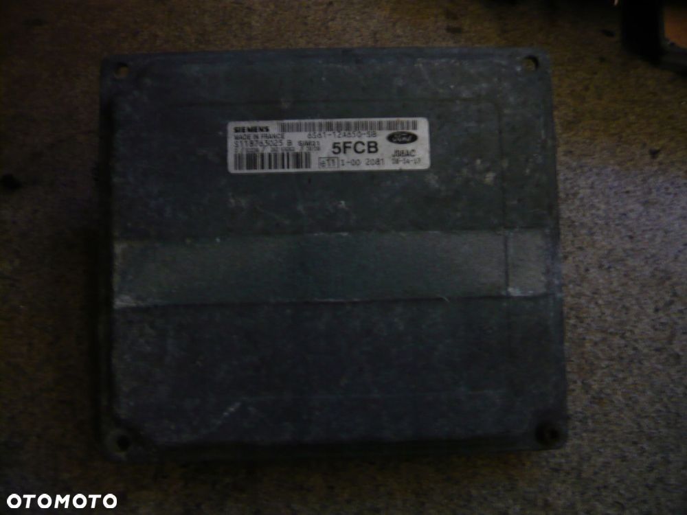 komputer sterownik silnika 6s6112a650sb ford fiesta mk6 - 1