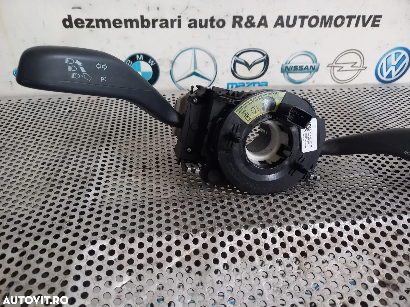 Banda Spira Spirala Volan Airbag Maneta Semnalizare stergatoare Skoda Fabia 2 An 2007-2008-2009-201 - 4