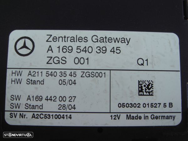 Modulo Control Gatewey Mercedes-Benz A-Class (W169) - 2