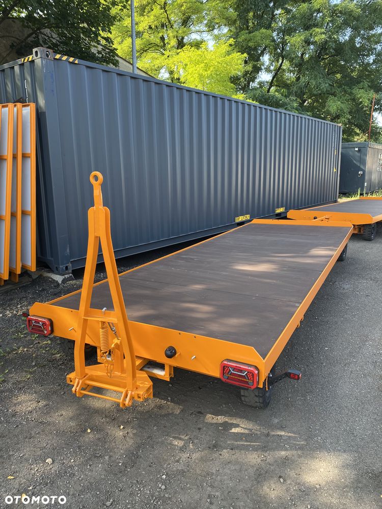 Ackermann Kampmann + Aretz KAMPA niemiecka przyczepa przemysłowa 6 ton  190x550cm dach + plandeka firanka, jak NOWA pociąg transportowy - 19