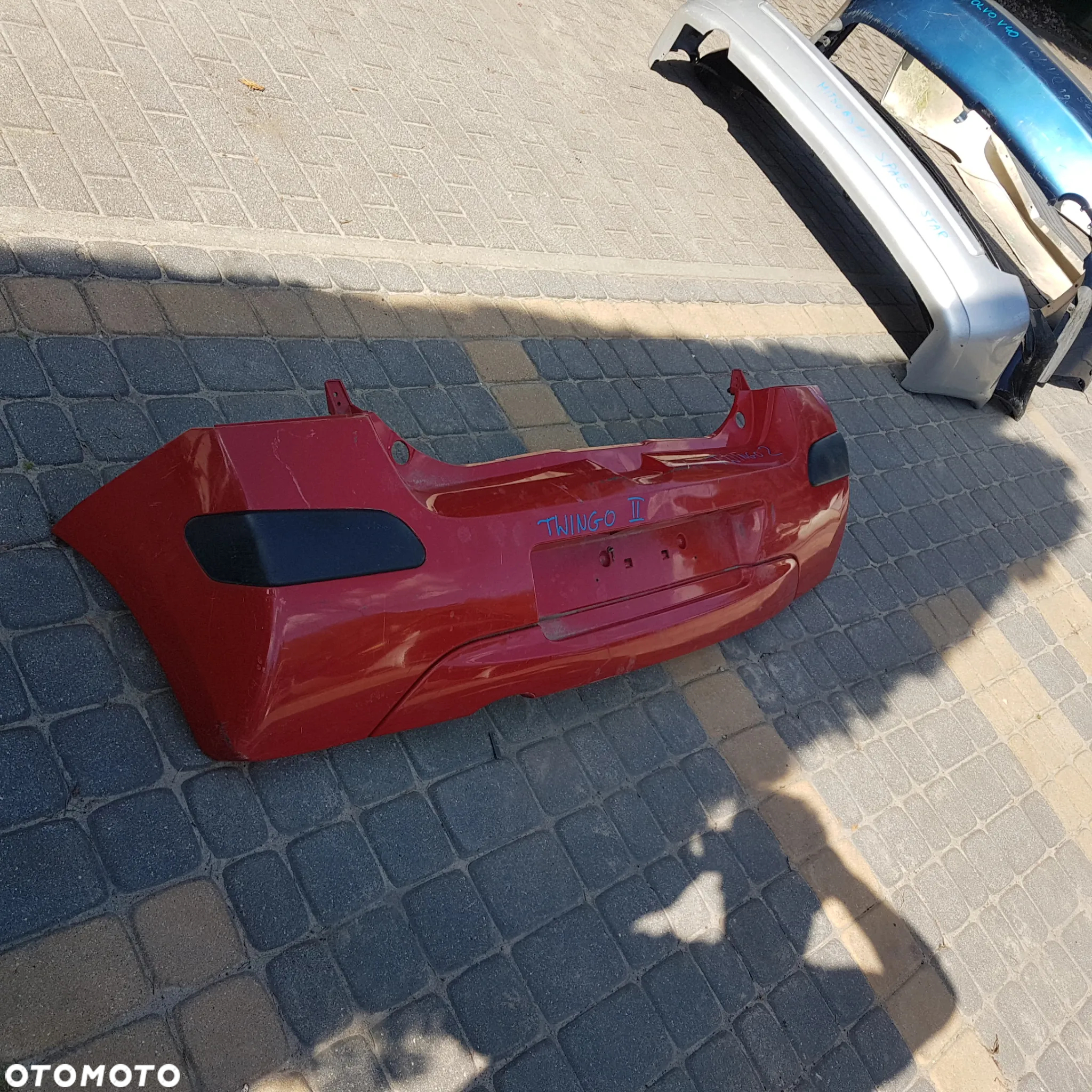 zderzak tył tylny renault twingo II 2 nakładka na zderzak mitsubishi colt space star oryginal - 4
