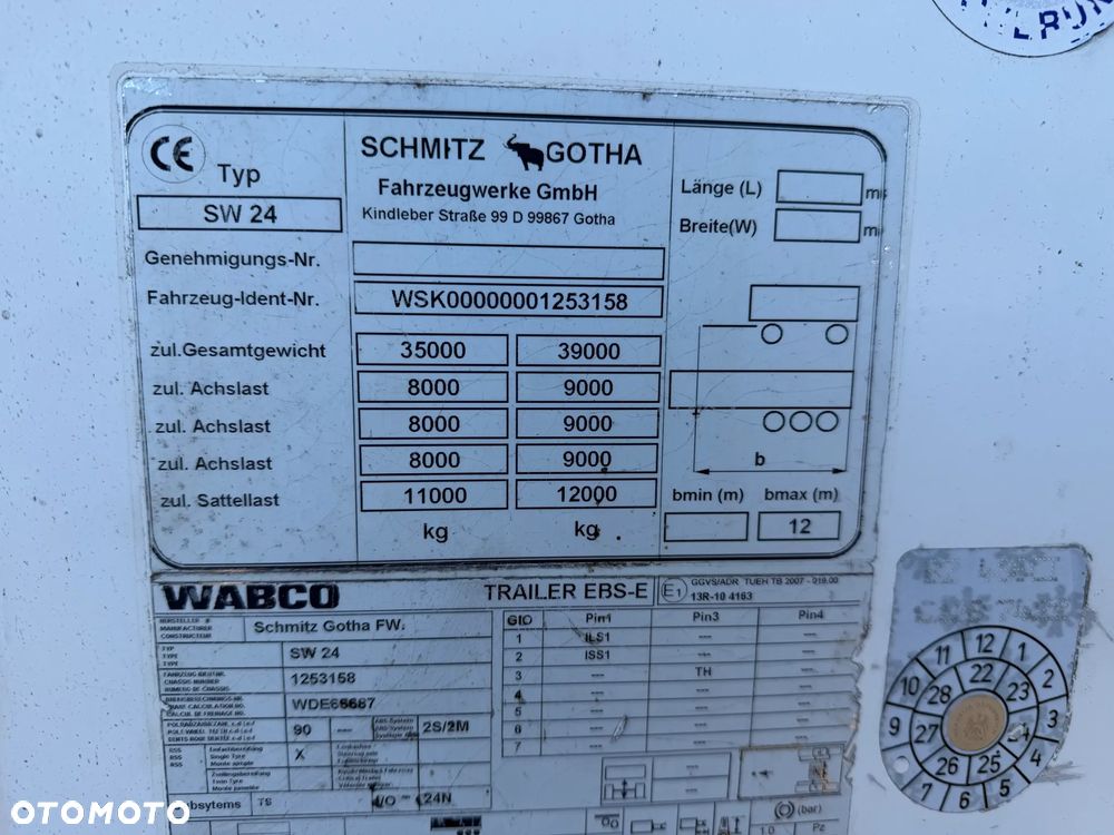 Schmitz Cargobull Ruchoma podłoga OTWIERANY BOK 2010 rok Podłoga 10 mm - 7