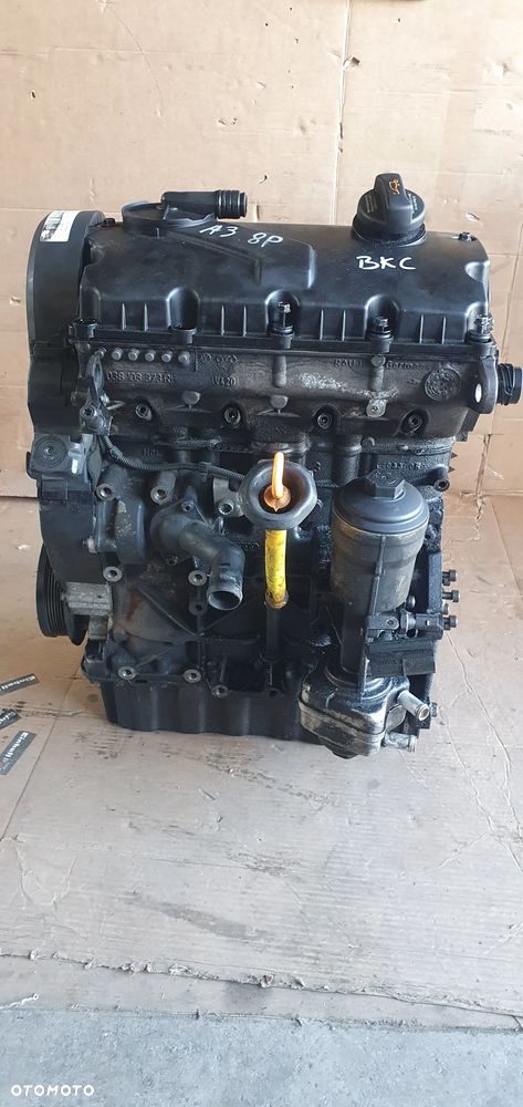 Silnik blok silnika słupek Audi A3 8P 1.9 TDI BKC - 7