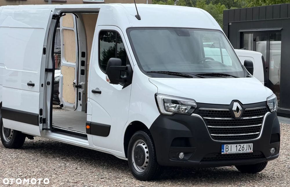 Renault MASTER L3H2 MAXI MOCNY SILNIK 2.3DCI Rozrząd na ŁAŃCUCHU, Pełna zabudowa paki, Zawiasy drzwi tył 180' DMC3.5t Duża ładowność 1302Kg, Homologacja VAT-1, Parktroniki, Minibar, Stolik EasyLife, Lustro WideView, Oświetlenie LED, Tempomat, Halogeny, Pakiet Chrom Design, Szare wnętrze, SERWIS ASO RENAULT!! - 41