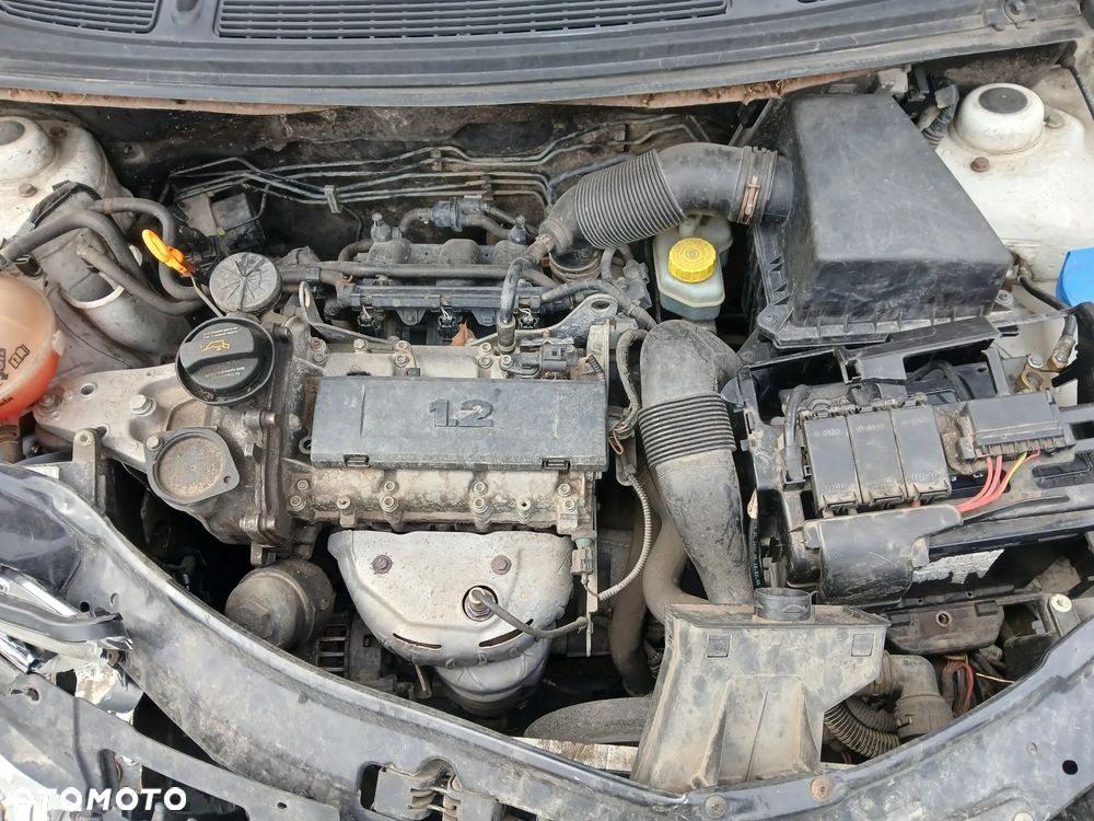 SKODA FABIA II 2 07R LF9E HB silnik 1.2 12V 70 KM BZG skrzynia JUS napęd sanki belka wahacz - 5