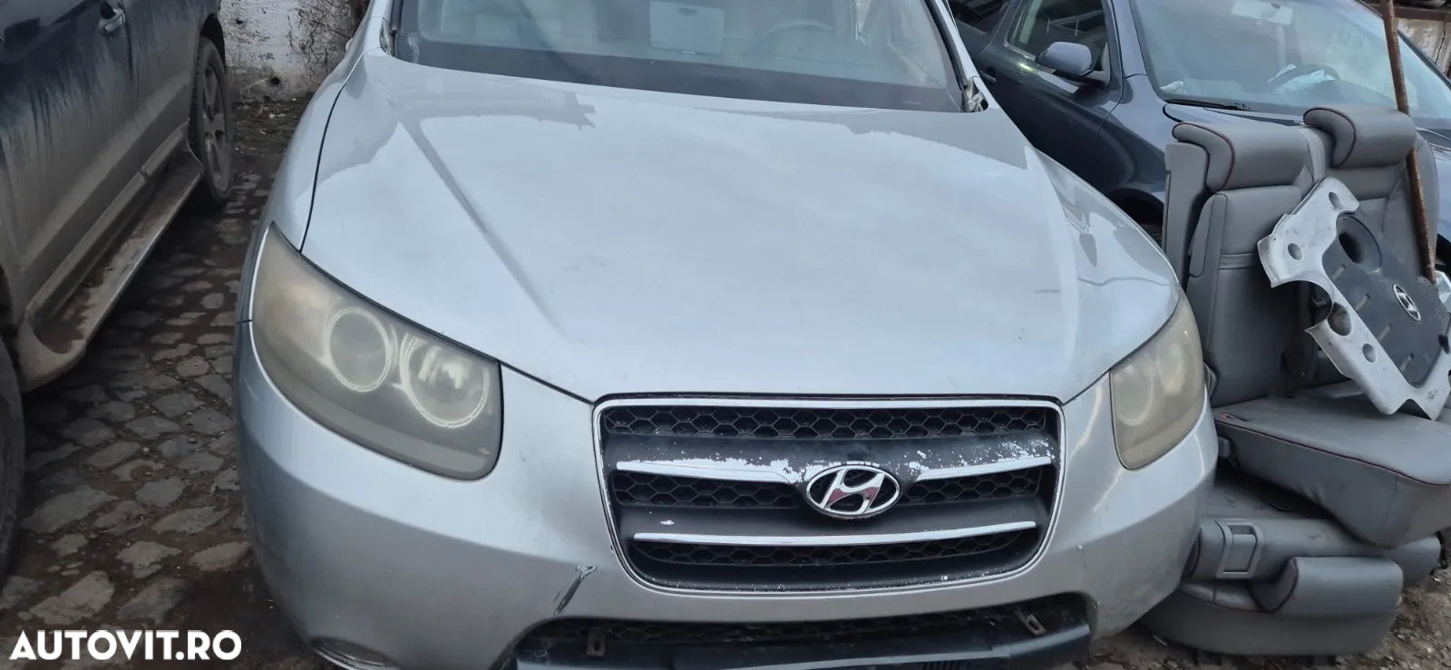 Bara spoiler fata Hyundai Santa Fe 2 2005-2010 - 3