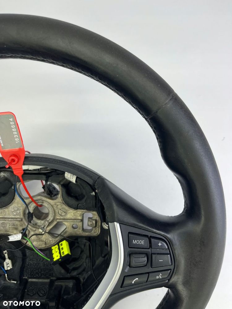 kierownica multifunkcyjna czarna skÓra gŁadka m-pakiet bmw f20 f21 f30 f31 - 2