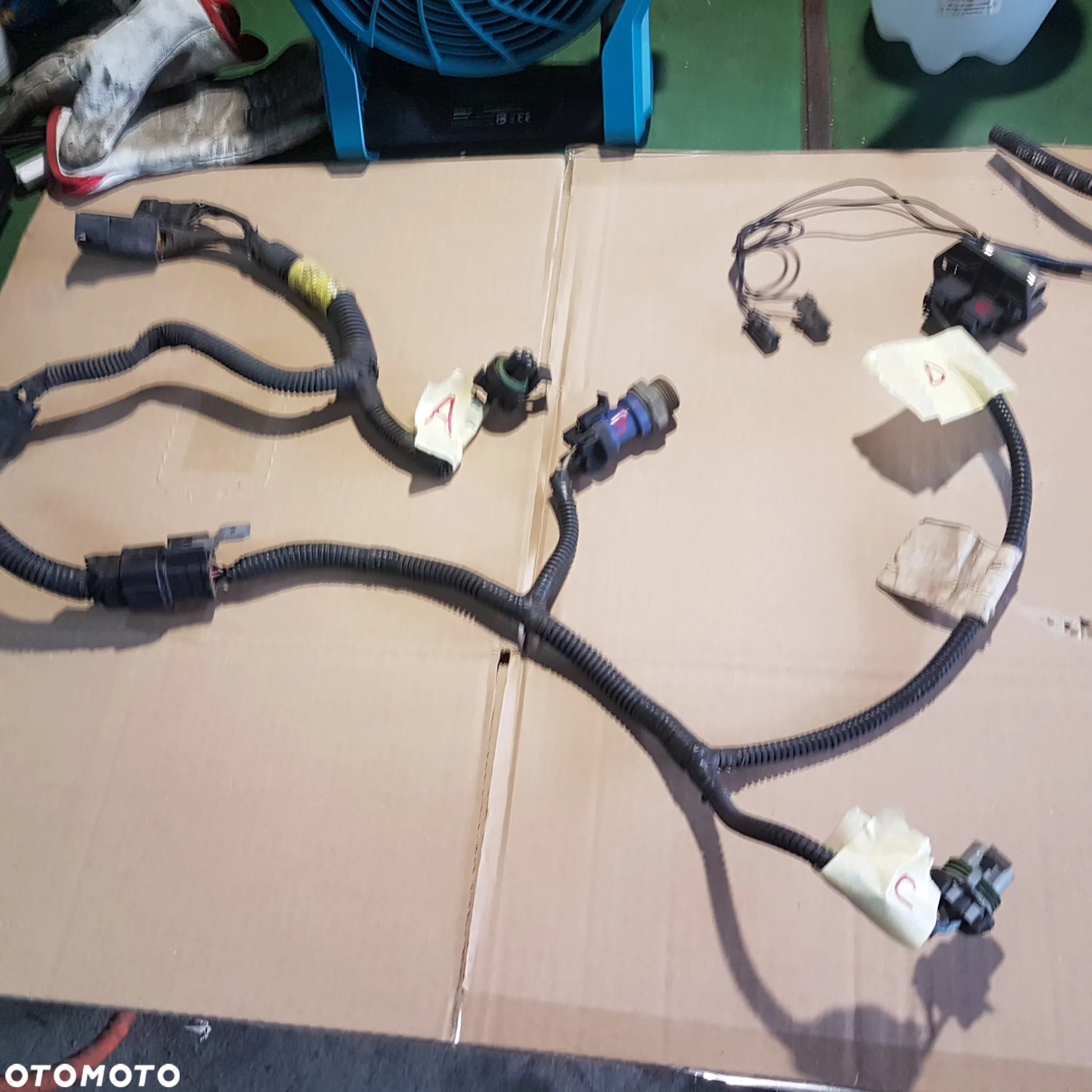 wiązka przewodów kostka instalacja elektryka wentylatora punto doblo panda uno bravo brava multipla marea grande punto evo 500 mito - 8