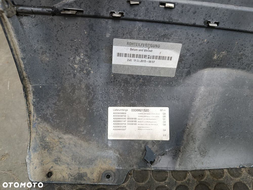 ZDERZAK TYŁ MAYBACH X222 A2228800049  A2228800040 LIMUZYNA 183U - 16