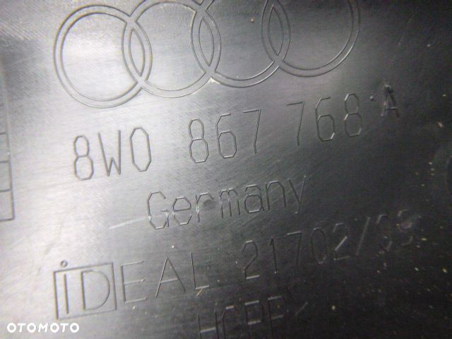 AUDI A4 B9 8W5 OSŁONA SŁUPKA 8W0867239A 8W0867240A - 2
